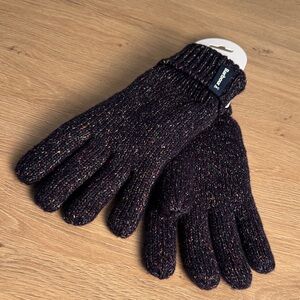 Barbour Dark Knit Men's Gloves